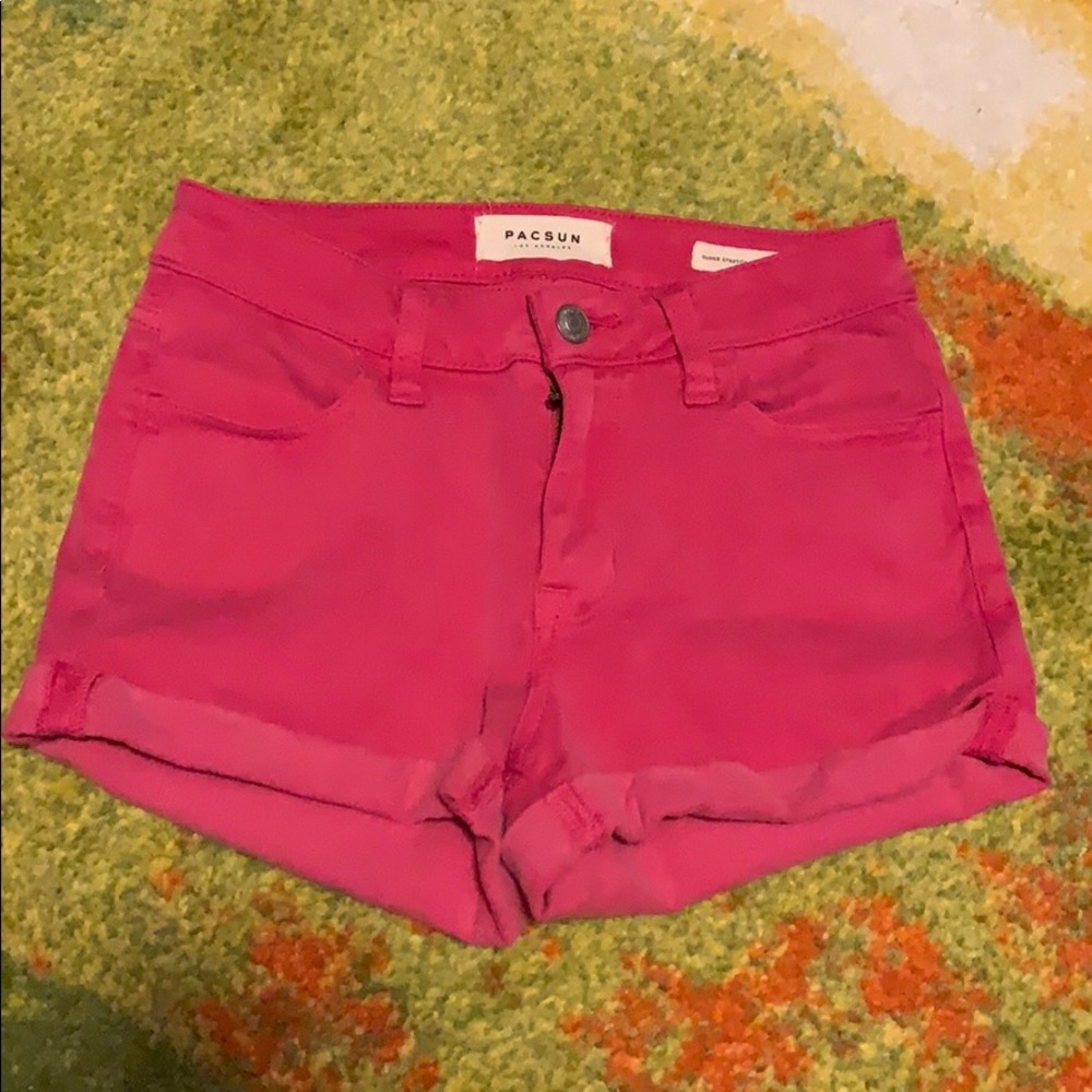 PACSUN PINK SHORTS
